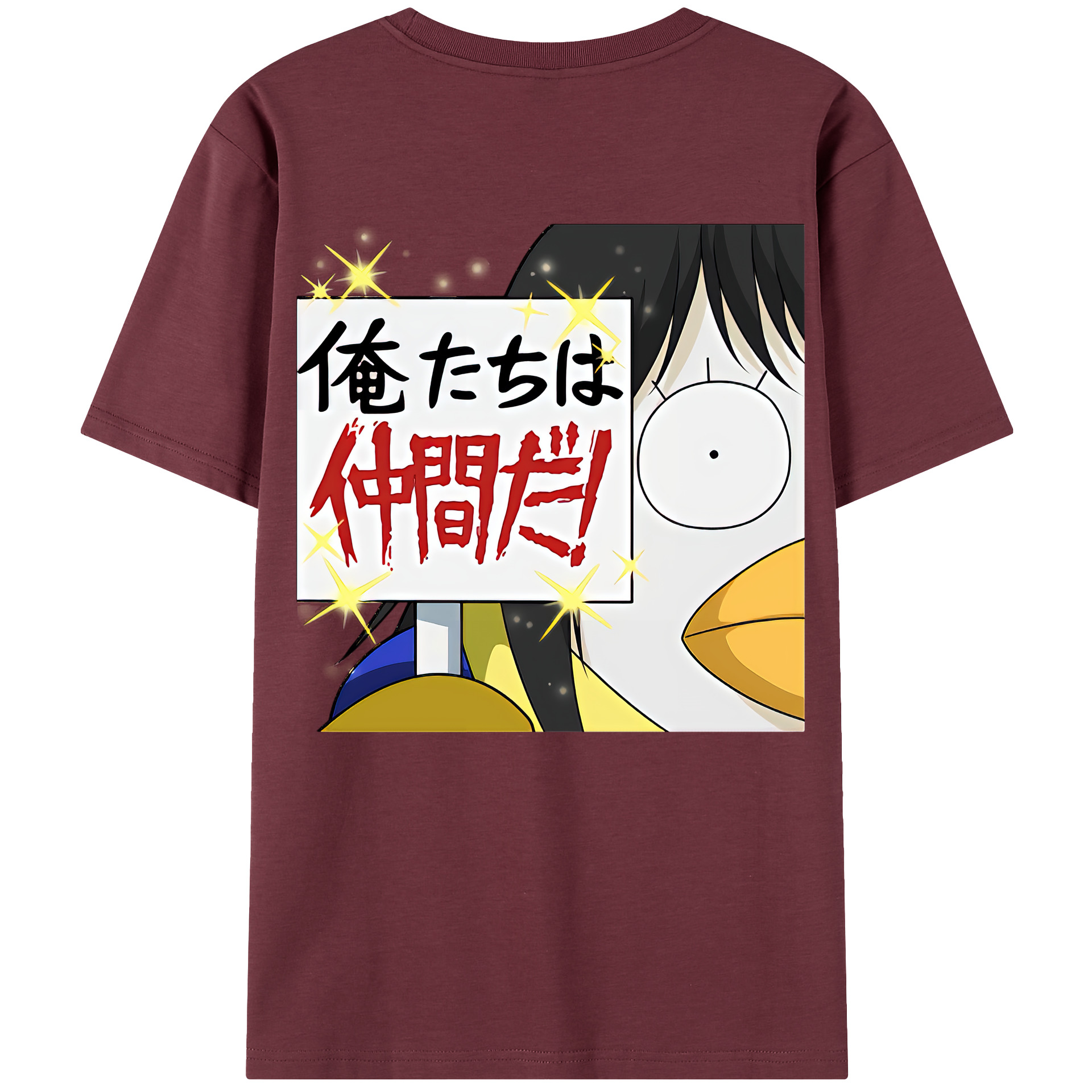 （画像用） ぎんたま 坂田銀時（さかたぎんとき） 神楽 志村新八（しむら しんぱち） GINTAMA Sakata Gintoki Kagura Shimura Shinpachi 綿100％半袖Tシャツ（背面プリント）